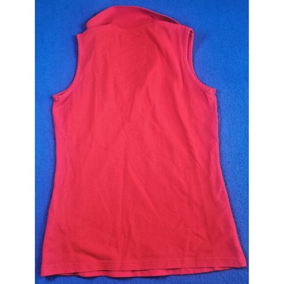 ARIAT Horse Riding Red Sleeveless Shirt Women's Size S/P - Picture 9 of 14
